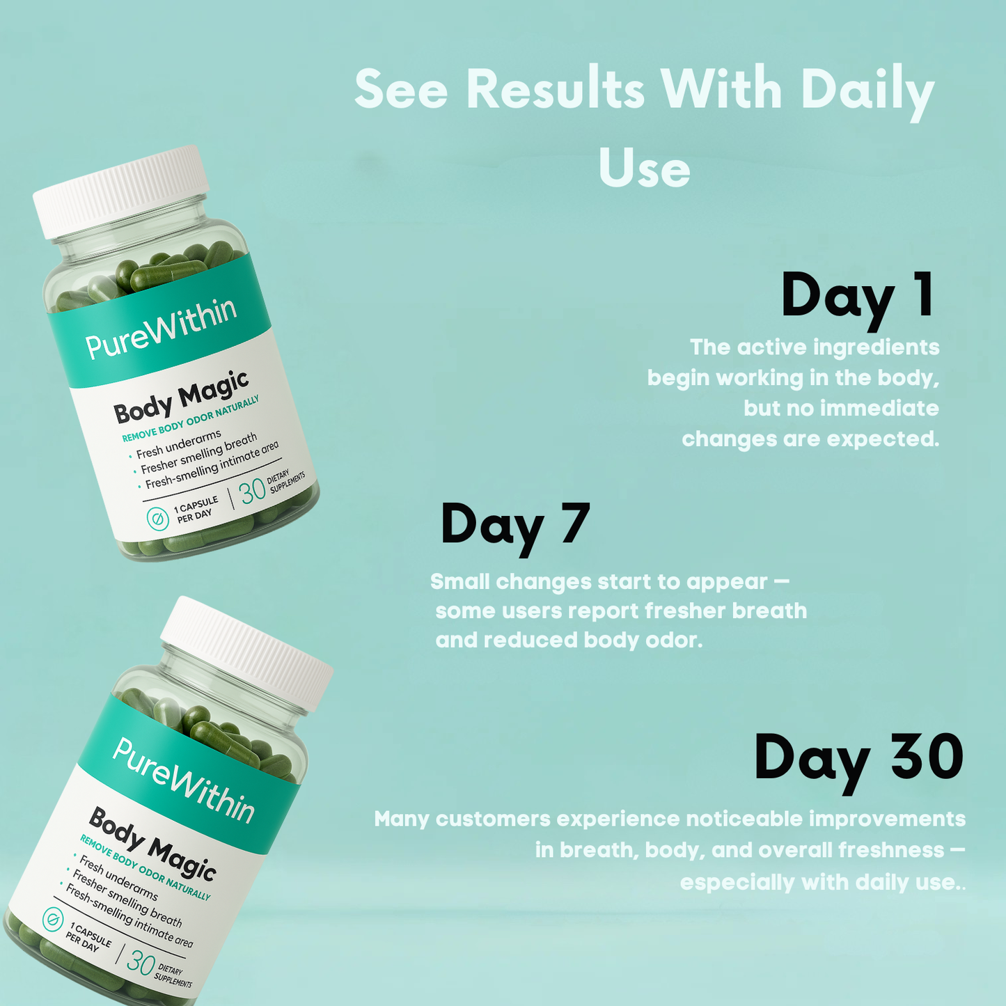 PureWithin™ - Natural Deodorant Supplement